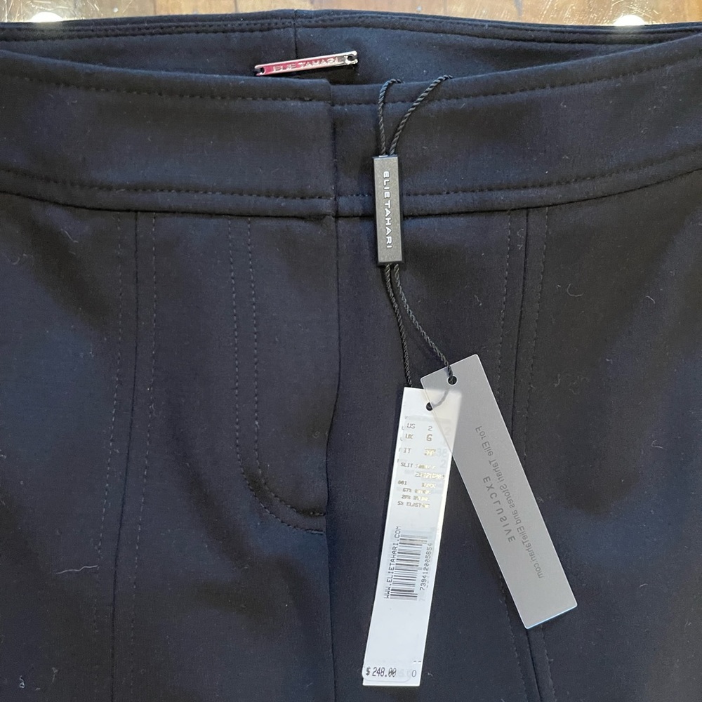 Elie Tahari slit pants never worn